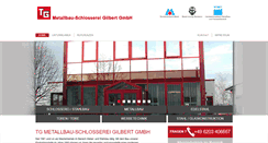 Desktop Screenshot of gilbert-metallbau.de
